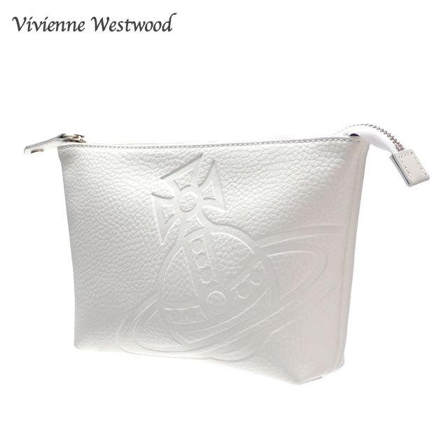 Vivienne Westwood ホワイトポーチ Vivienne Westwood 新品 ヴィヴィアン・ウエストウッド HAMILTON