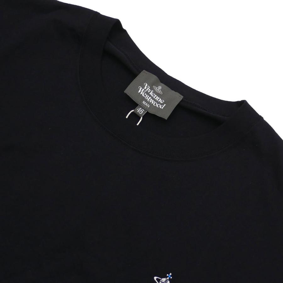 新品 ヴィヴィアン・ウエストウッド Vivienne Westwood ワンポイントORB 長袖Tシャツ BLACK ブラック 黒  202001210781 TOPS