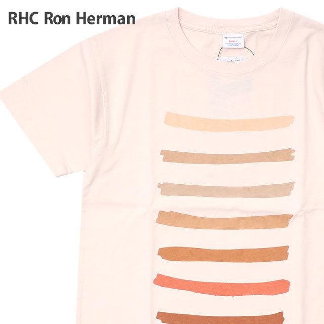 新品 ロンハーマン RHC Ron Herman x チャンピオン Champion Rainbow Crewneck Tee Tシャツ PINK ピンク 200008745033 半袖Tシャツ｜cliffedge