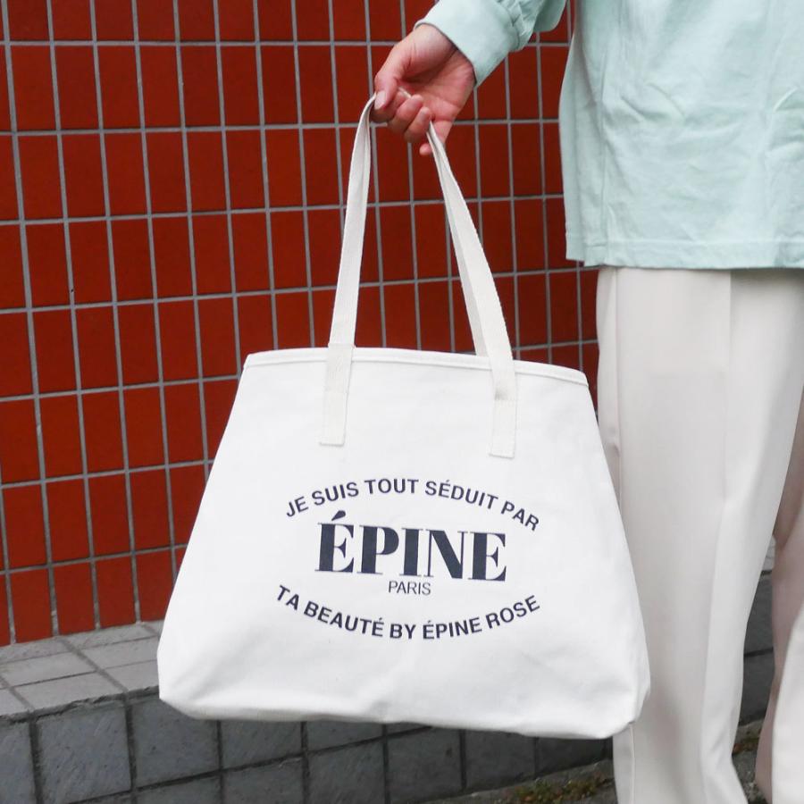 新品 エピヌ epine EPINE 店舗限定 tote bag トートバッグ KNR キナリ 277002843010 グッズ｜cliffedge｜02