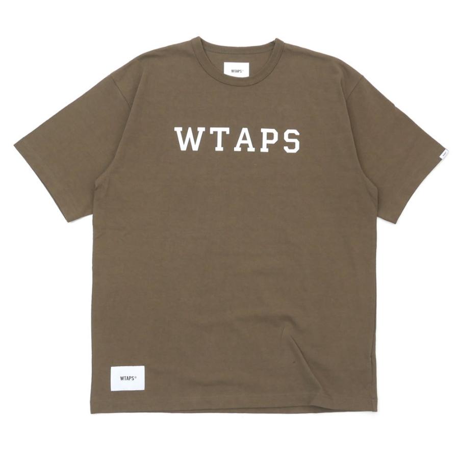 WTAPS 新品 ダブルタップス COLLEGE SS TEE Tシャツ OD オリーブ