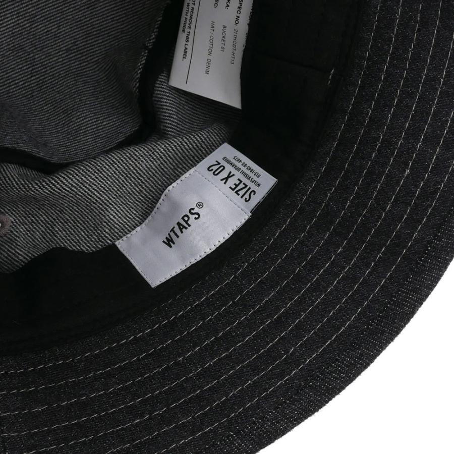 新品 ダブルタップス WTAPS BUCKET 01 HAT ハット BLACK ブラック 黒 211HCDT-HT13 252000421041  ヘッドウェア