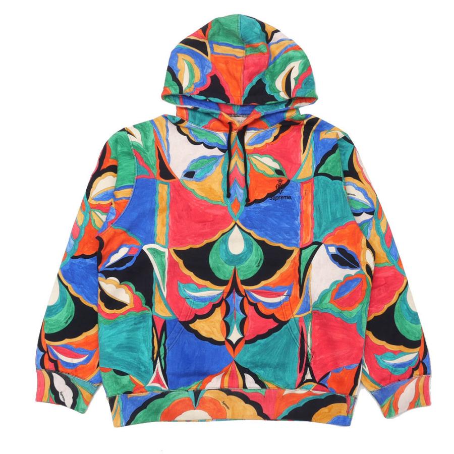 【数量限定特別価格】 新品 シュプリーム SUPREME x Emilio Pucci Hooded Sweatshirt MULTI 211000780049 SWT/HOODY｜cliffedge｜02