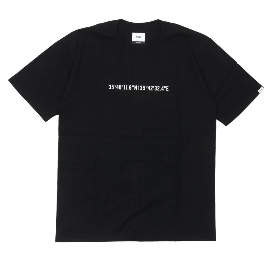 WTAPS 新品 ダブルタップス GPS SS TEE Tシャツ BLACK ブラック