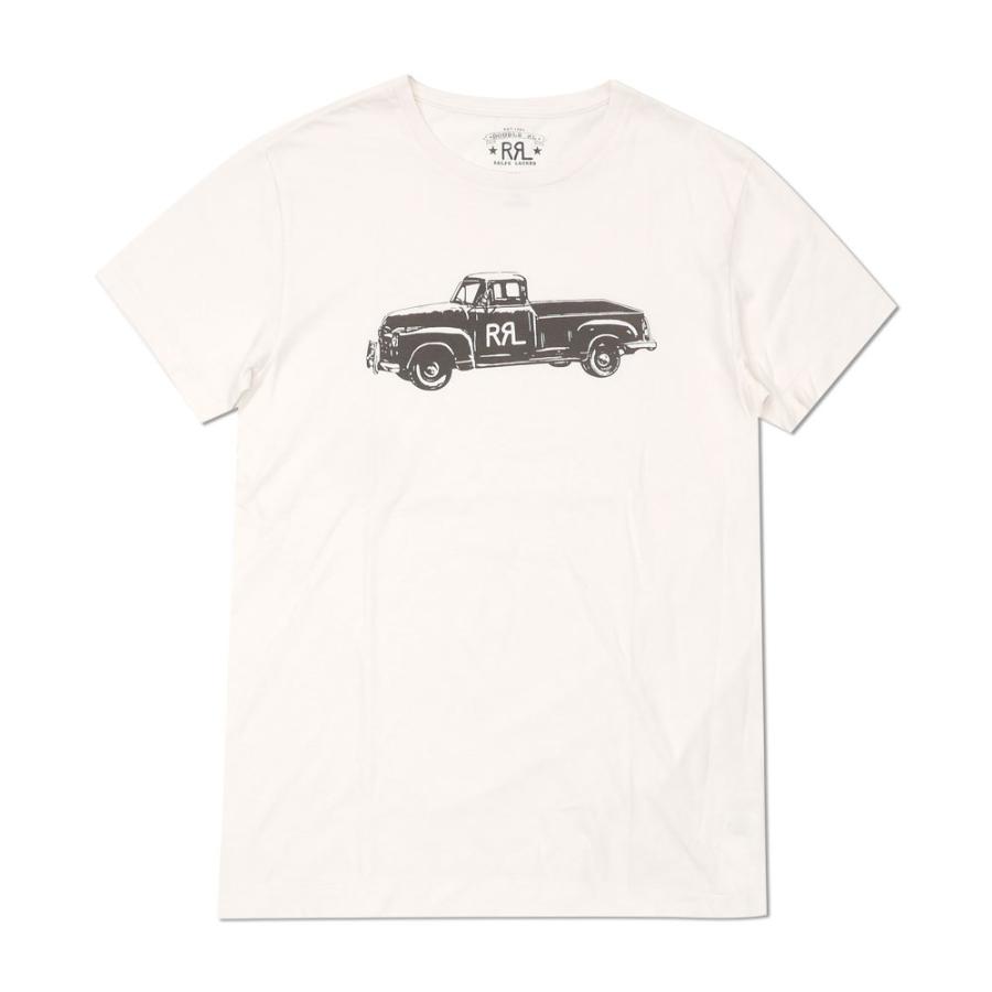 新品 ダブルアールエル Double RL TRUCK GRAPHIC TEE Tシャツ WHITE ホワイト 白 RALPH LAUREN ラルフローレン RRL 200008786040 半袖Tシャツ｜cliffedge｜02