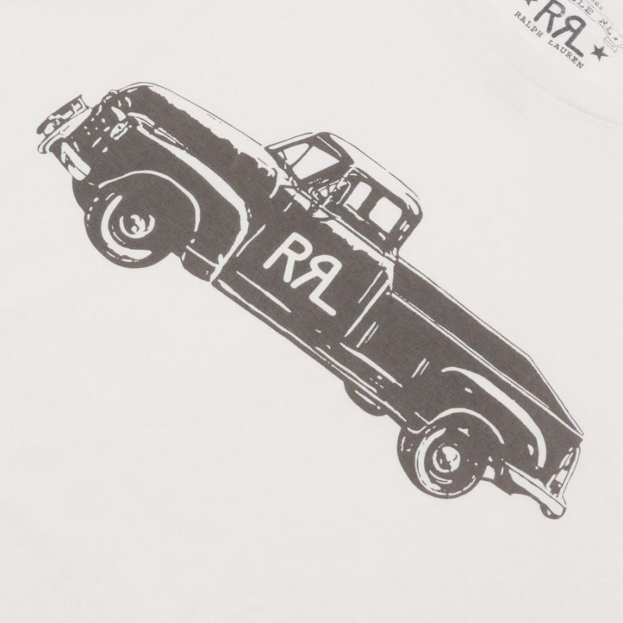 新品 ダブルアールエル Double RL TRUCK GRAPHIC TEE Tシャツ WHITE ホワイト 白 RALPH LAUREN ラルフローレン RRL 200008786040 半袖Tシャツ｜cliffedge｜03