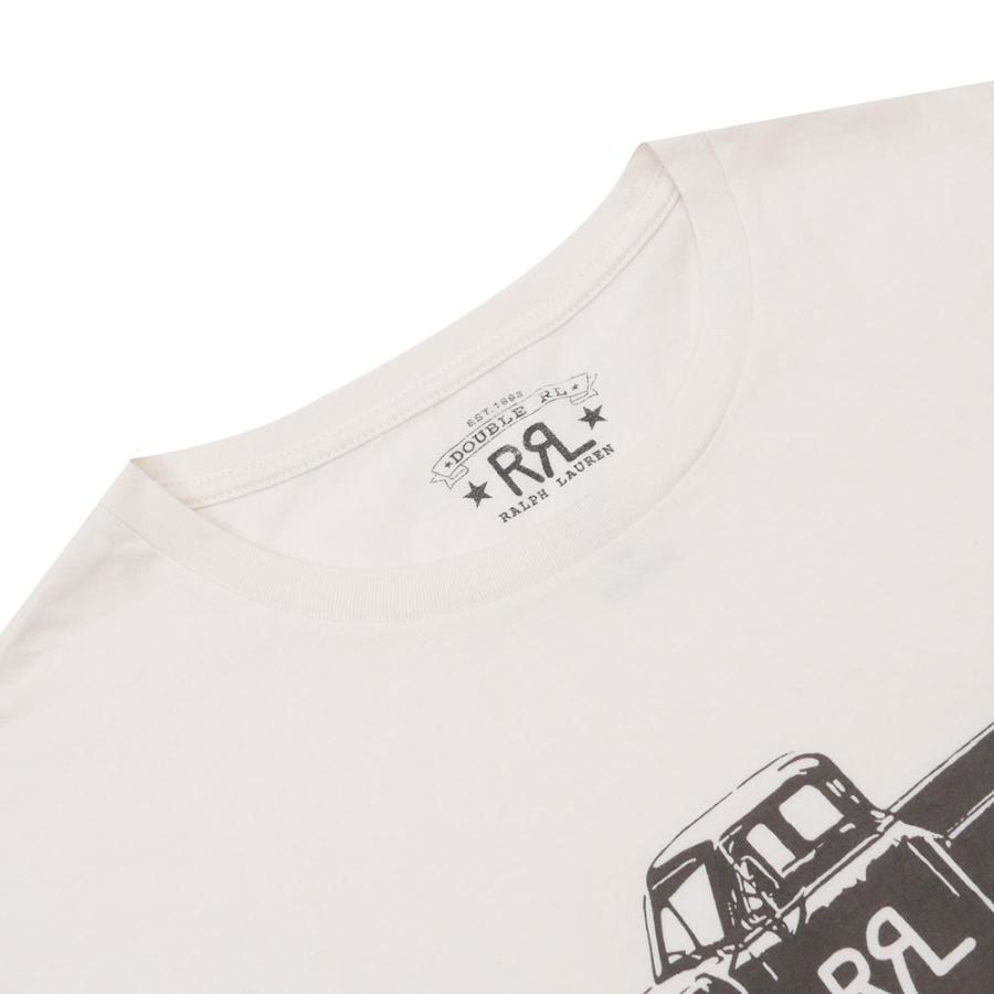 新品 ダブルアールエル Double RL TRUCK GRAPHIC TEE Tシャツ WHITE ホワイト 白 RALPH LAUREN ラルフローレン RRL 200008786040 半袖Tシャツ｜cliffedge｜04