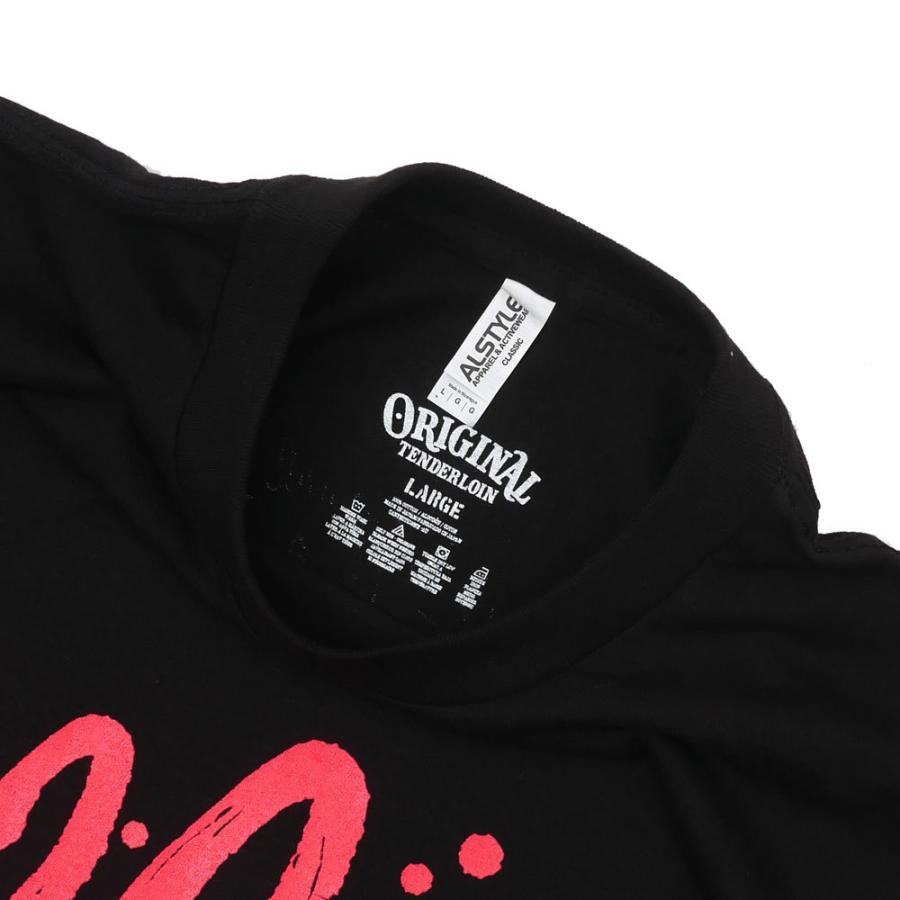 TENDERLOIN 新品 テンダーロイン TEE D.D Tシャツ BLACK ブラック 黒 