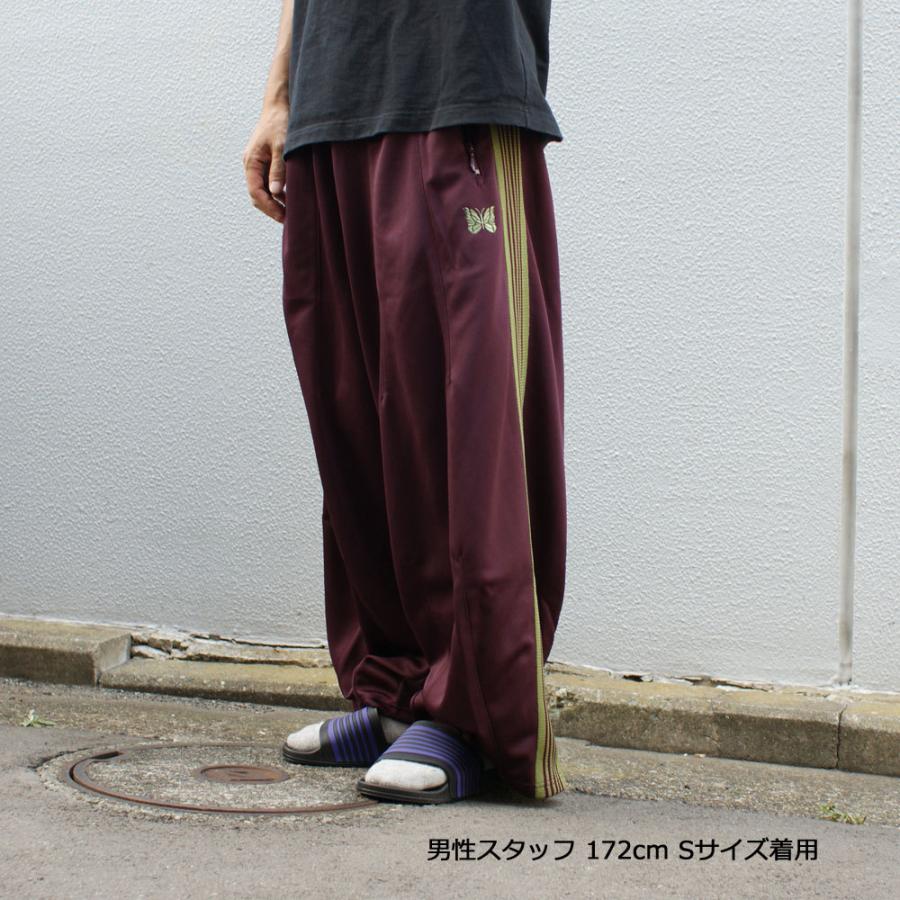 新品 ニードルズ NEEDLES H.D. Track Pant-Poly Smooth ヒザデル トラックパンツ MAROON マルーン  249000726036 パンツ