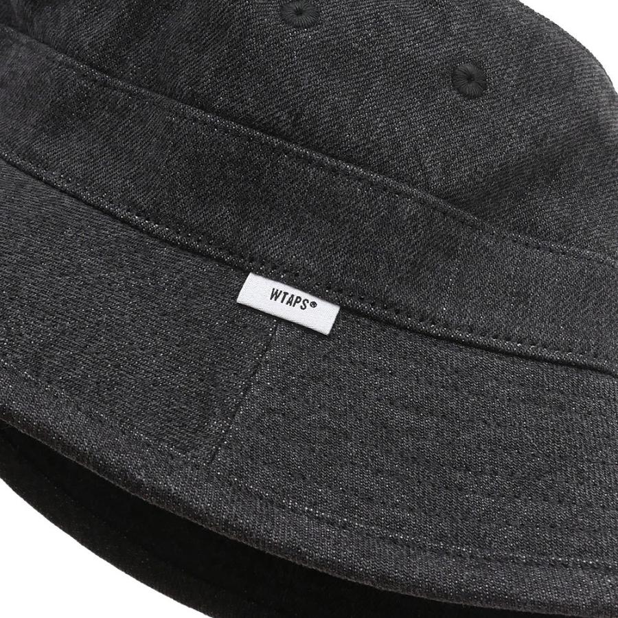 WTAPS ブラック バケットハット 02 wtaps BUCKET 02 / HAT BLACK