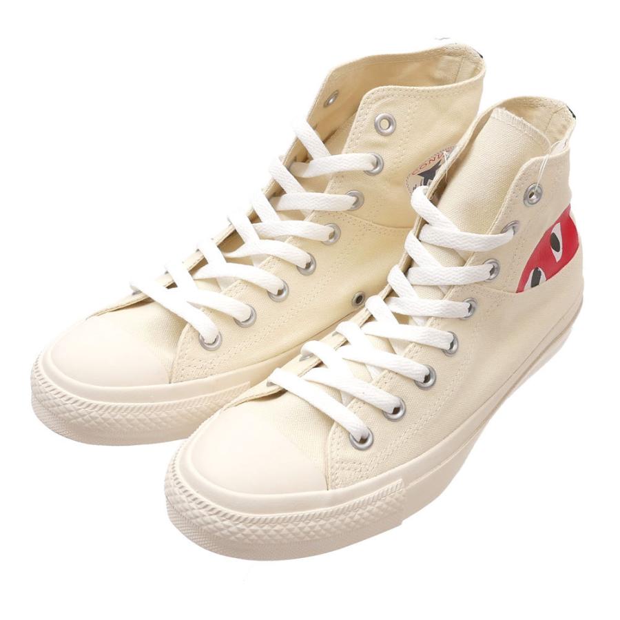 新品 プレイ コムデギャルソン PLAY COMME des GARCONS x コンバース CONVERSE ALL STAR HI PCDG オールスター スニーカー WHITE 291002859240 フットウェア｜cliffedge｜07