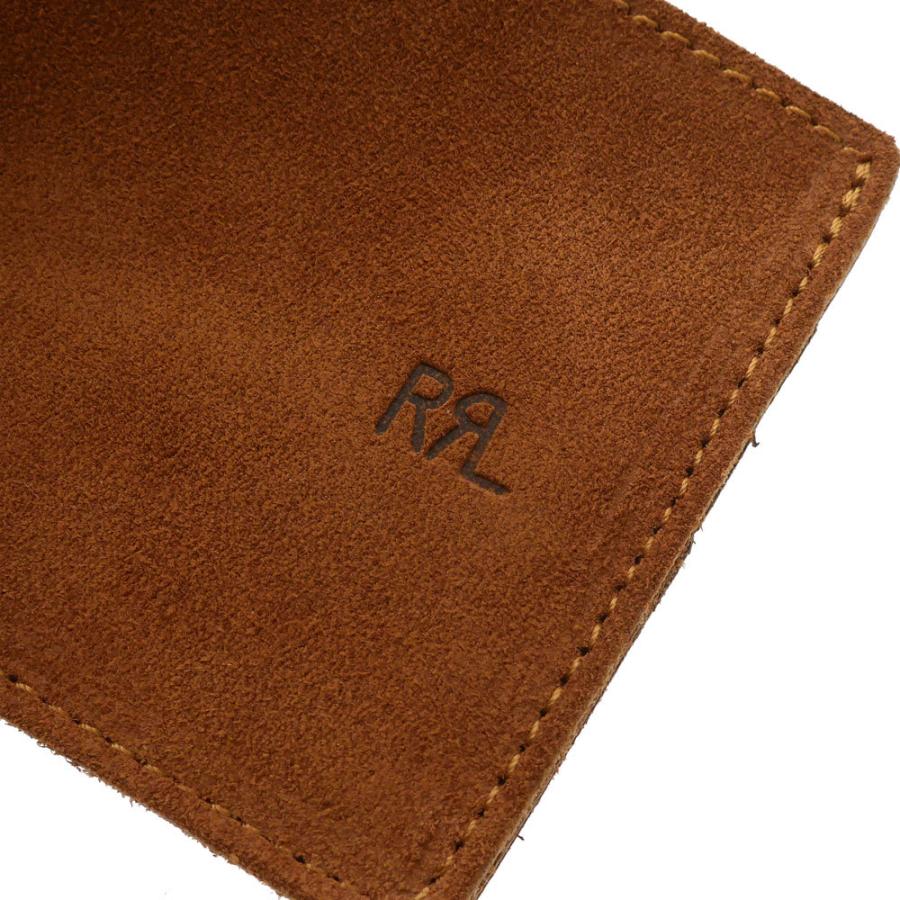 新品 ダブルアールエル Double RL SUEDE LEATHER WALLET ウォレット 財布 TAN タン RALPH LAUREN ラルフローレン RRL 271000416016 グッズ｜cliffedge｜04