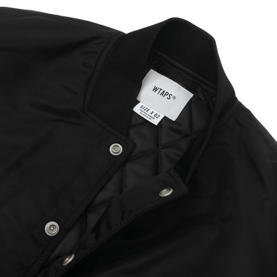 WTAPS TEAM JACKET 02 ブラック WTAPS TEAM JACKET NYLON TWILL サイズ2 ブラック 212TQDT-JKM01