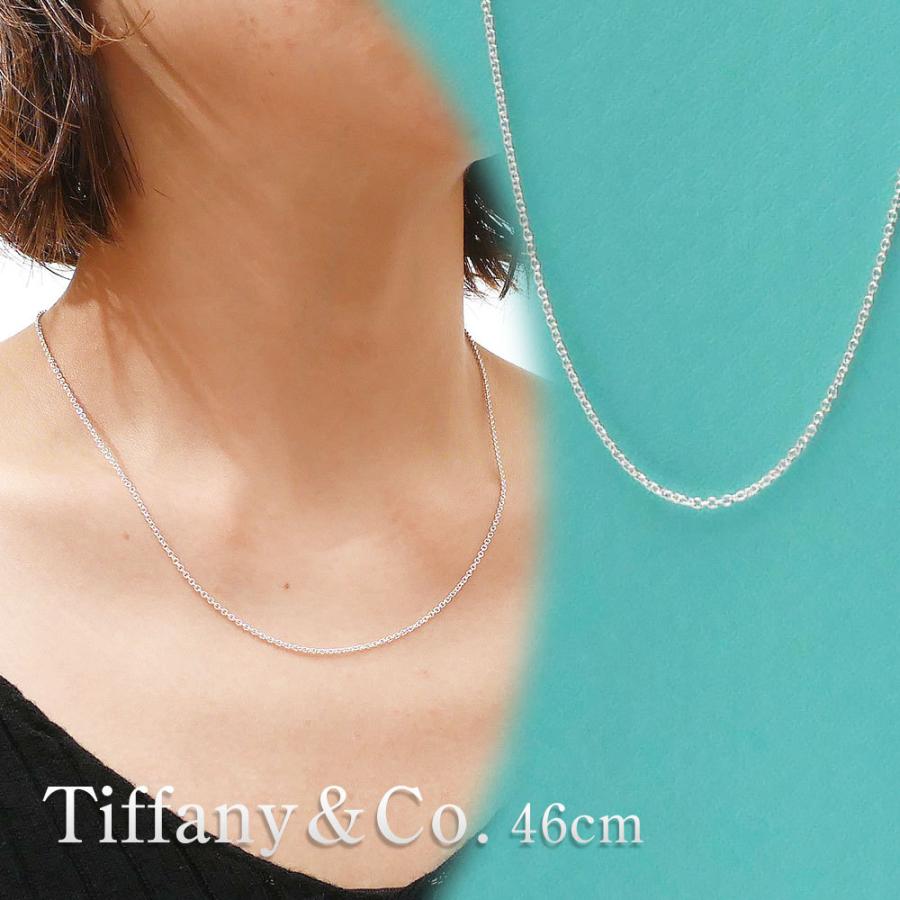 【最終価格】Tiffany & Co. シルバー チェーンネックレス TIFFANY&Co．】シルバー チェーン ネックレス (Tiffany & Co
