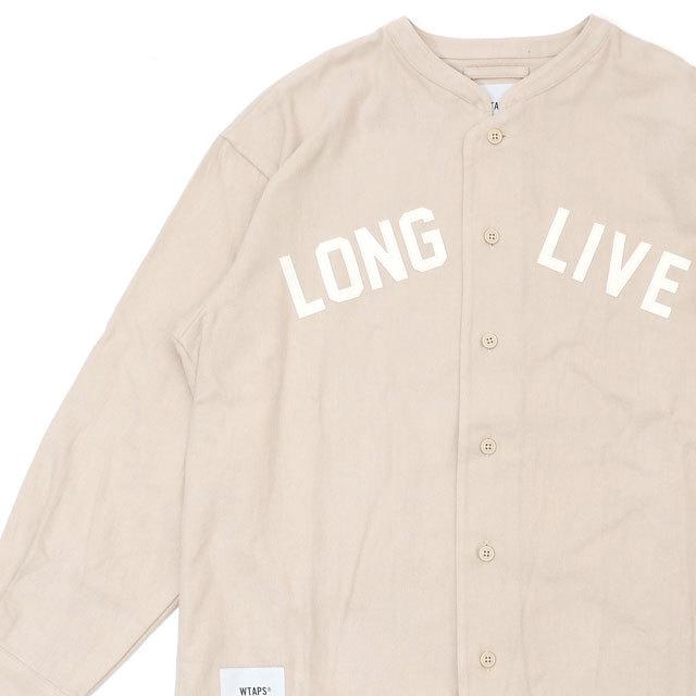 WTAPS 新品 ダブルタップス LEAGUE LS ベースボールシャツ BEIGE 