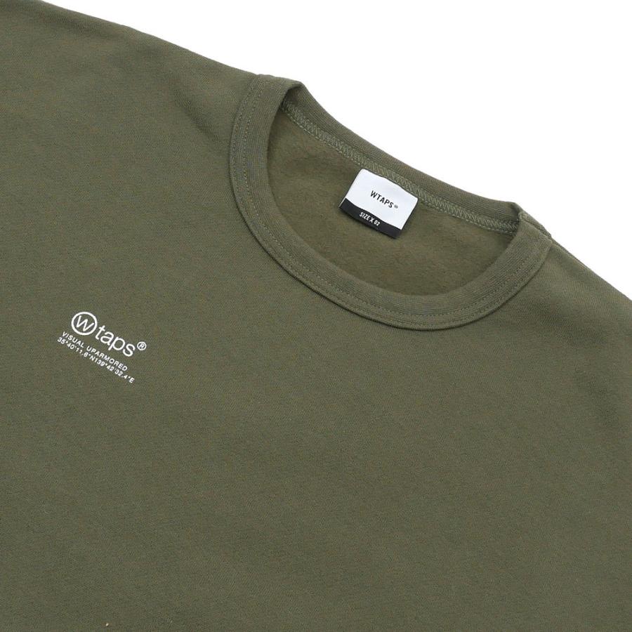トップス wtaps sweatshirt crewneck 212atdt-csm13 wtaps sweatshirt crewneck 212atdt-csm13