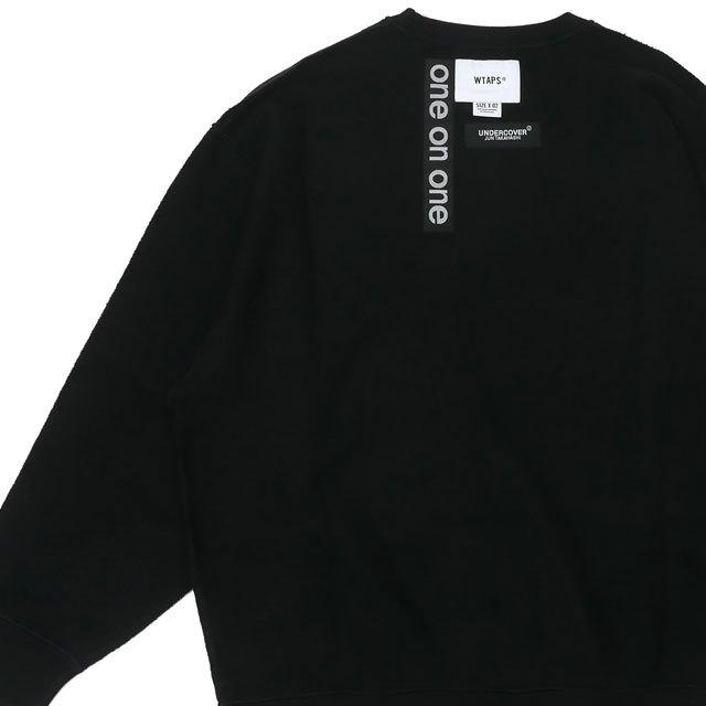 新品 ダブルタップス WTAPS x アンダーカバー UNDERCOVER GIG/CREW NECK スウェット BLACK ブラック 黒