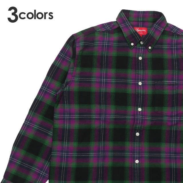 新品】Supreme Plaid Flannel Shirt S