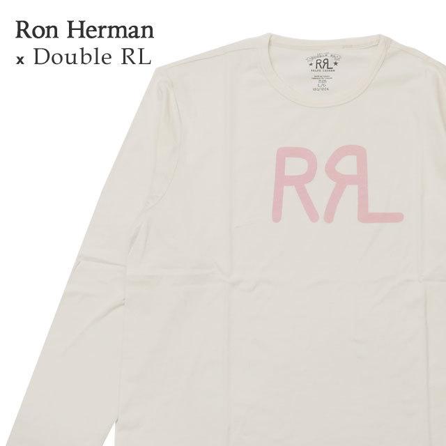 新品 ロンハーマン Ron Herman x ダブルアールエル Double RL Graphic Logo Long Sleeve Tee 長袖Tシャツ PINK ピンク 202001253053 TOPS(12282円)