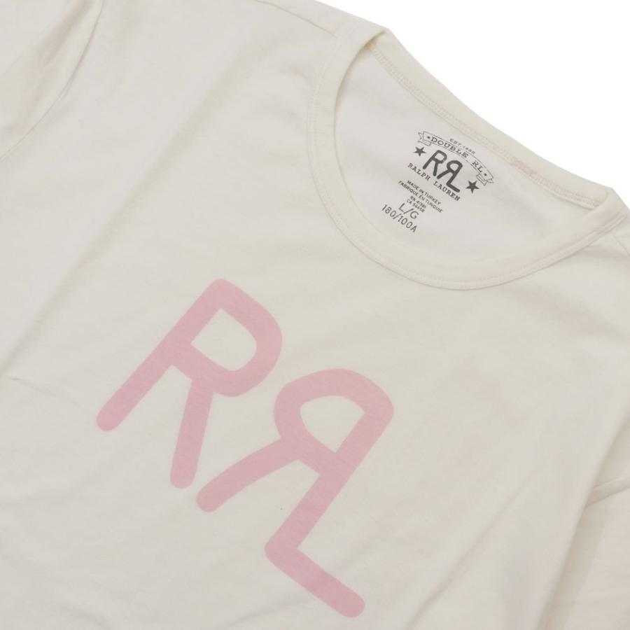 新品 ロンハーマン Ron Herman x ダブルアールエル Double RL Graphic Logo Long Sleeve Tee 長袖Tシャツ PINK ピンク 202001253053 TOPS Ron ダブルアールエル Double RL