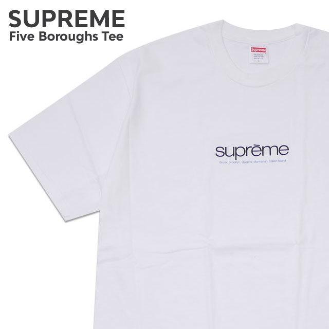 Supreme 新品 シュプリーム SUPREME Five Boroughs Tee Tシャツ WHITE 