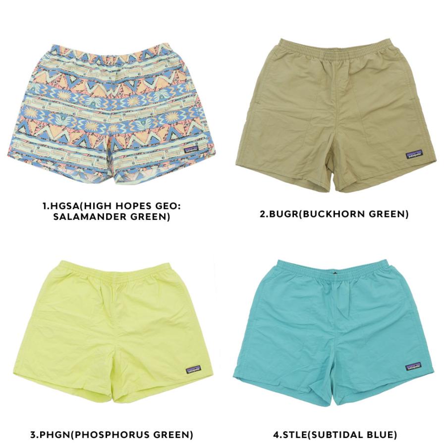 [24SS新作追加] 新品 パタゴニア Patagonia 24SS M's Baggies Shorts 5 バギーズ ショーツ 5インチ 57022 244000845855 パンツ｜cliffedge｜02