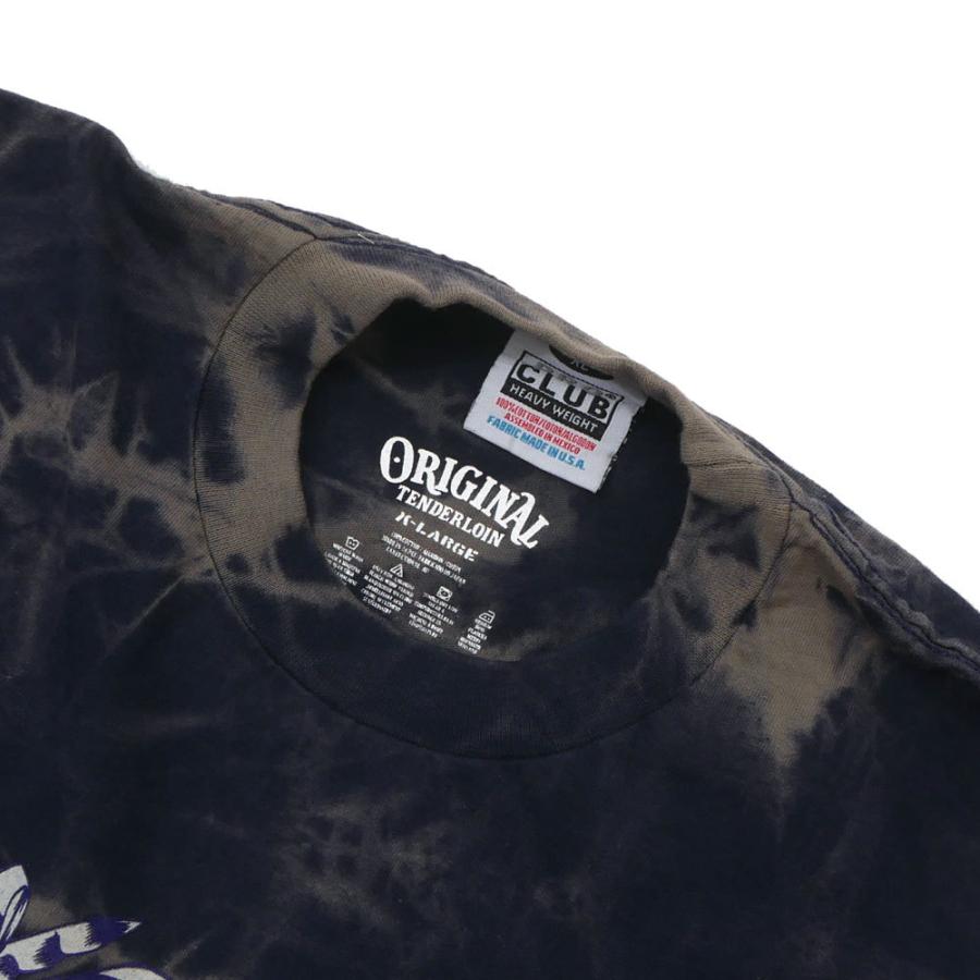TENDERLOIN 新品 テンダーロイン TEE ACID M Tシャツ NAVY