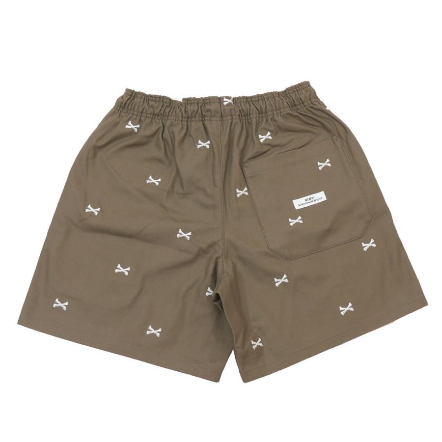 WTAPS ダブルタップス クロスボーン刺繍 ショーツ WTAPS ダブルタップス 22SS 221TQDT PTM06 SEAGULL 03 SHORTS