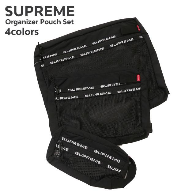 新品 シュプリーム SUPREME Organizer Pouch Set オーガナイザーバッグ クラッチバッグ 3個セット