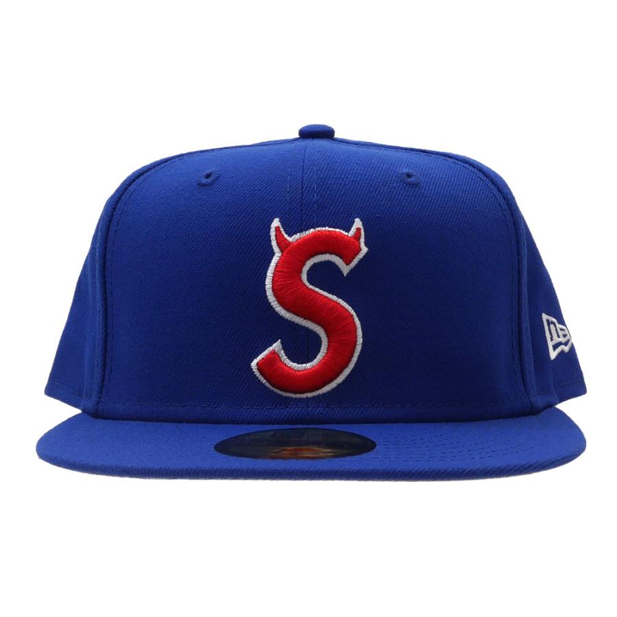 ニューエラ　Supreme 59FIFTY キャップ 青 7 5/8 ダク付き ニューエラ Supreme 59FIFTY キャップ 青 7 5/8 ダク付き