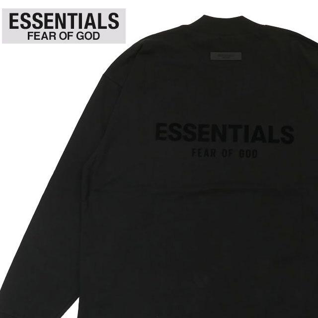 新品 エッセンシャルズ ESSENTIALS COTTON L/S TEE 長袖Tシャツ BLACK 