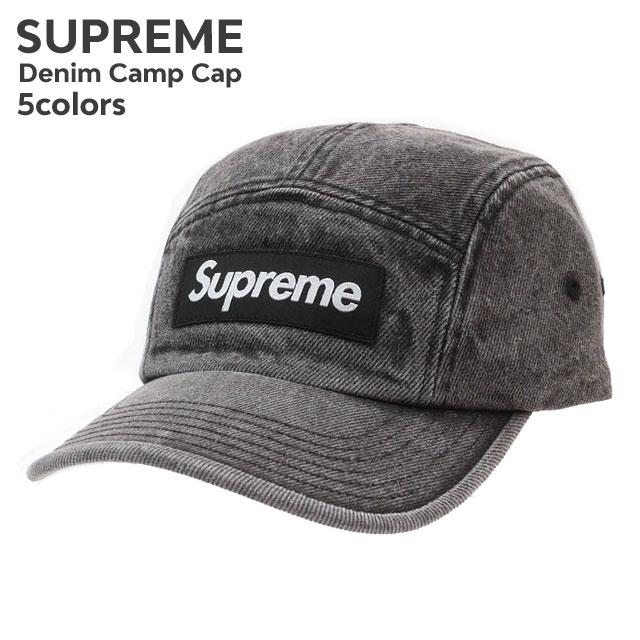 新品 シュプリーム SUPREME Denim Camp Cap キャンプキャップ 