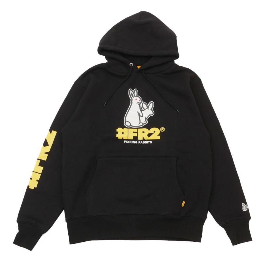 FR2 新品 エフアールツー #FR2 Logo Hoodie パーカー BLACK FR2 新品 エフアールツー #FR2 Logo Hoodie パーカー BLACK