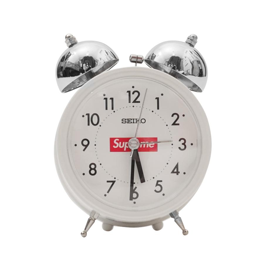 新品 シュプリーム SUPREME Seiko Alarm Clock 目覚まし時計 WHITE 