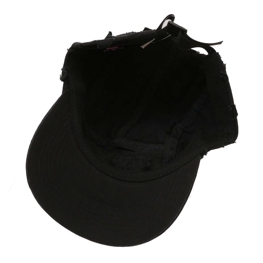 SupremeシュプリームGriffin Camp Cap黒グリフィン 