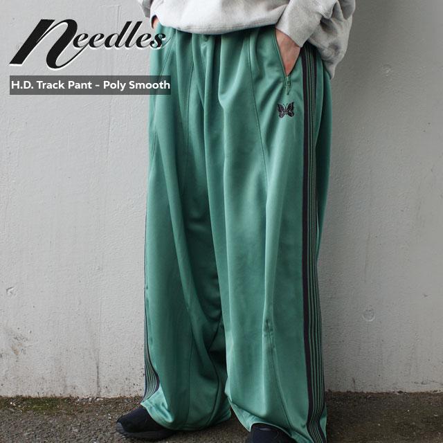 新品 ニードルズ NEEDLES H.D. Track Pant Poly Smooth ヒザデル