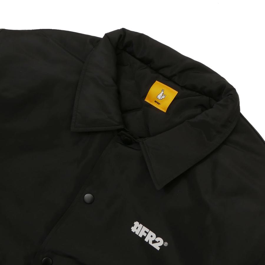 新品 エフアールツー #FR2 Coach Jacket コーチジャケット BLACK ブラック 黒 225000473051 OUTER｜cliffedge｜04