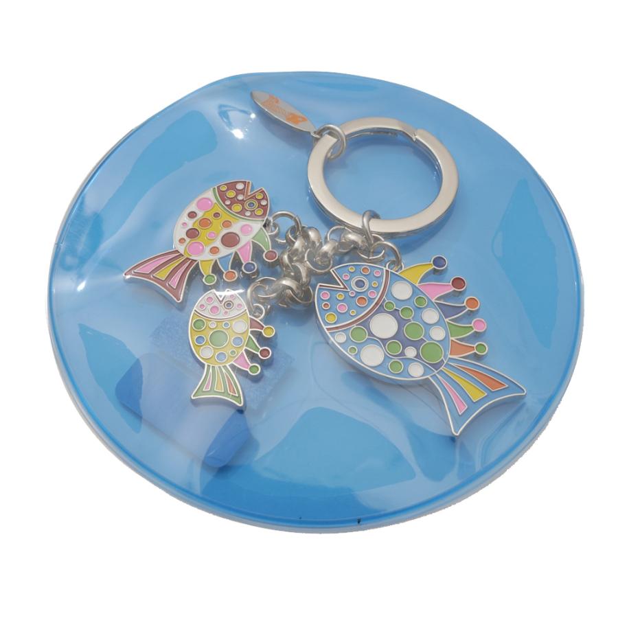 新品 YAYOI KUSAMA ヤヨイ クサマ 草間彌生 KEYRING 魚 MULTI マルチ