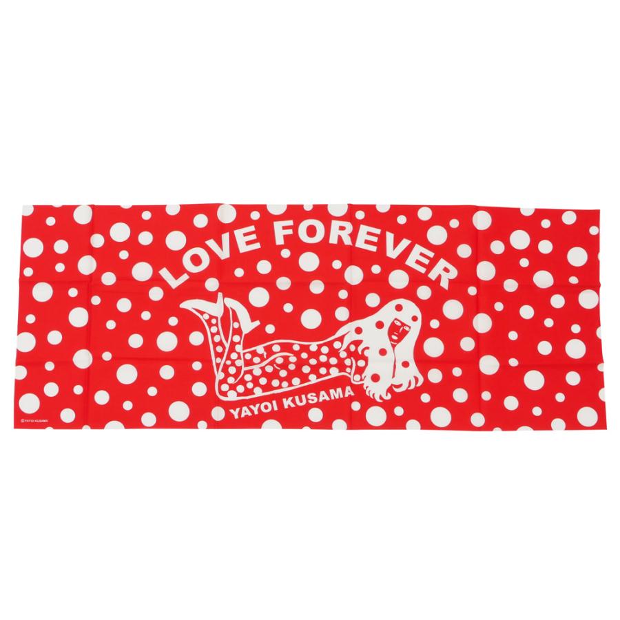 新品 YAYOI KUSAMA ヤヨイ クサマ 草間彌生 手ぬぐい 手拭い LOVE