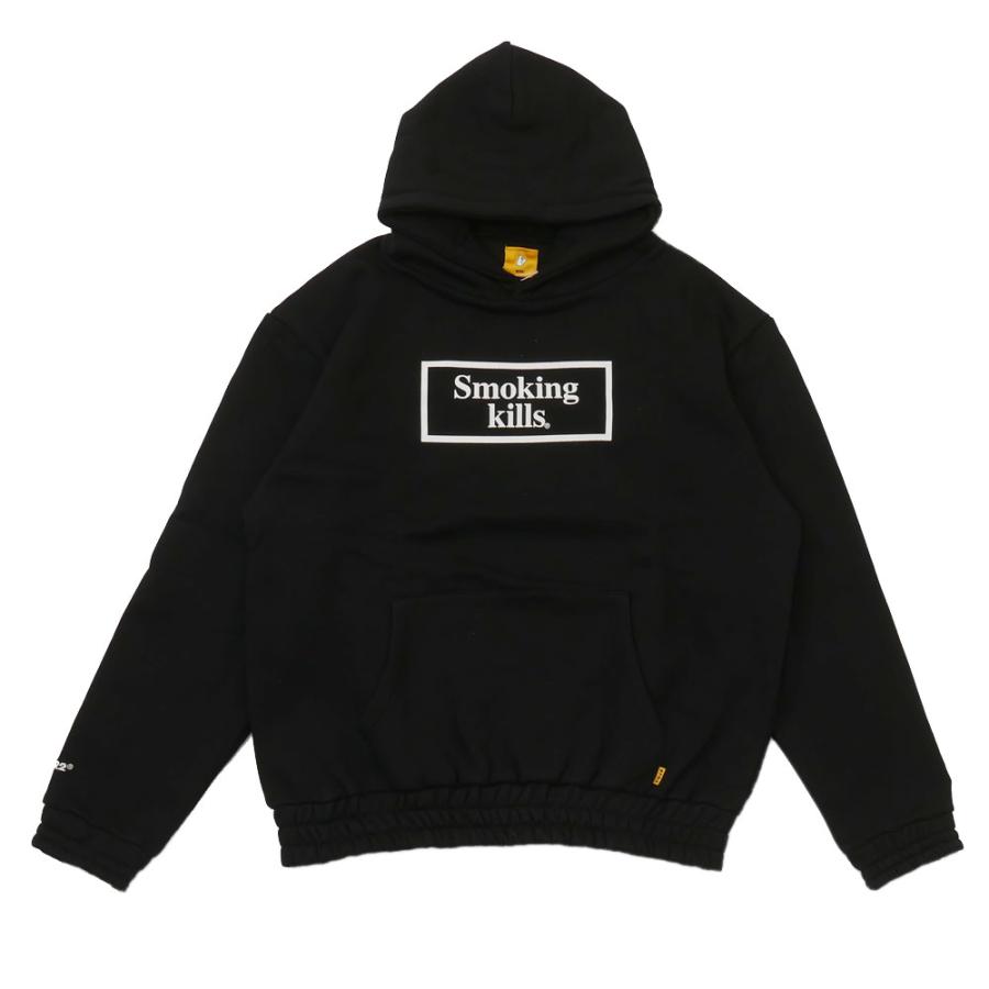 新品 エフアールツー #FR2 Smoking kills Hoodie パーカー BLACK ブラック 黒 209000672051 SWT/HOODY｜cliffedge｜02