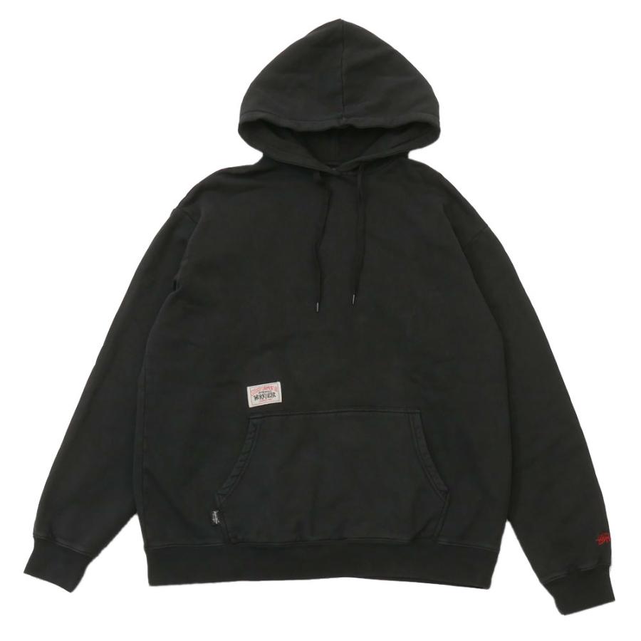 STUSSY 新品 ステューシー Extra Tough Hoodie Pigment パーカー BLACK  