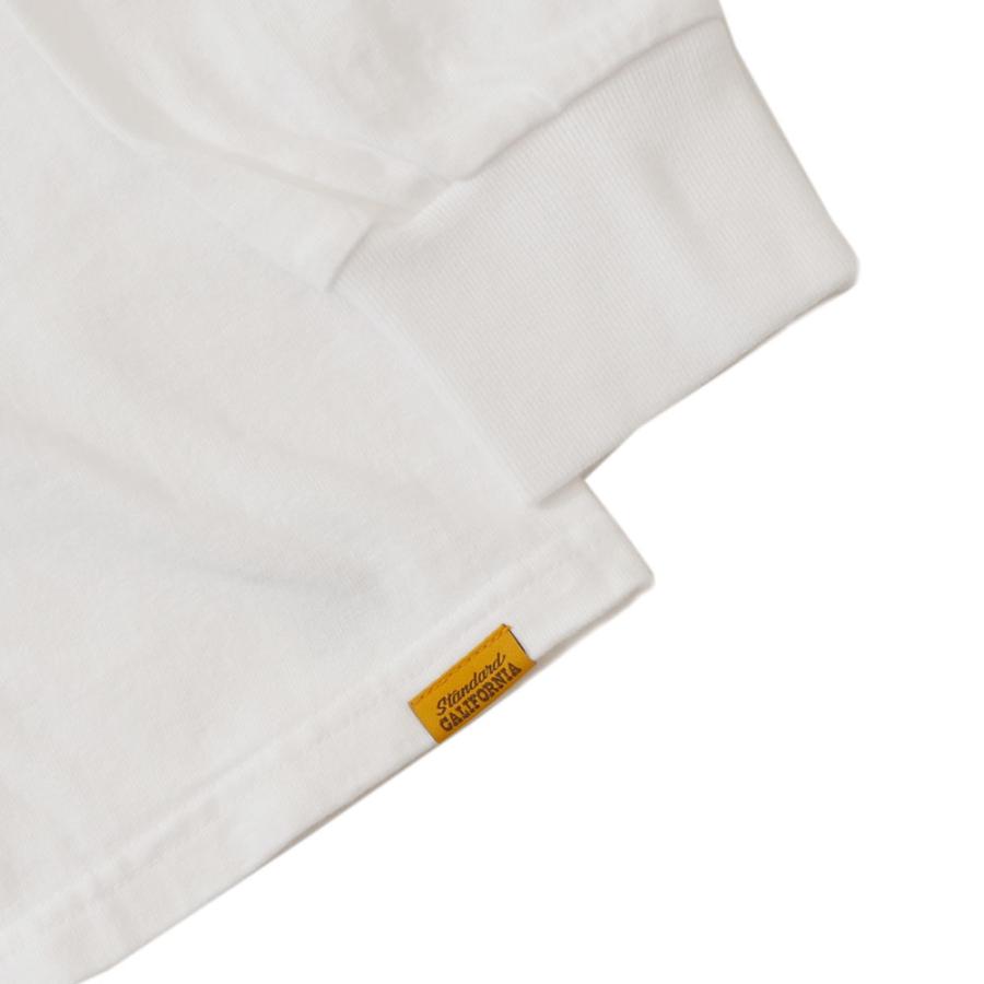 Standard California 長袖Tシャツ ホワイトＬ スタンダードカリフォルニア STANDARD CALIFORNIA ロンT Tシャツ