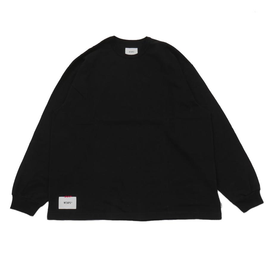 トップス 23ss Wtaps design 03 black 02 WTAPS（ダブルタップス） 新品 WTAPS DESIGN 02 LS 長袖Tシャツ BLACK