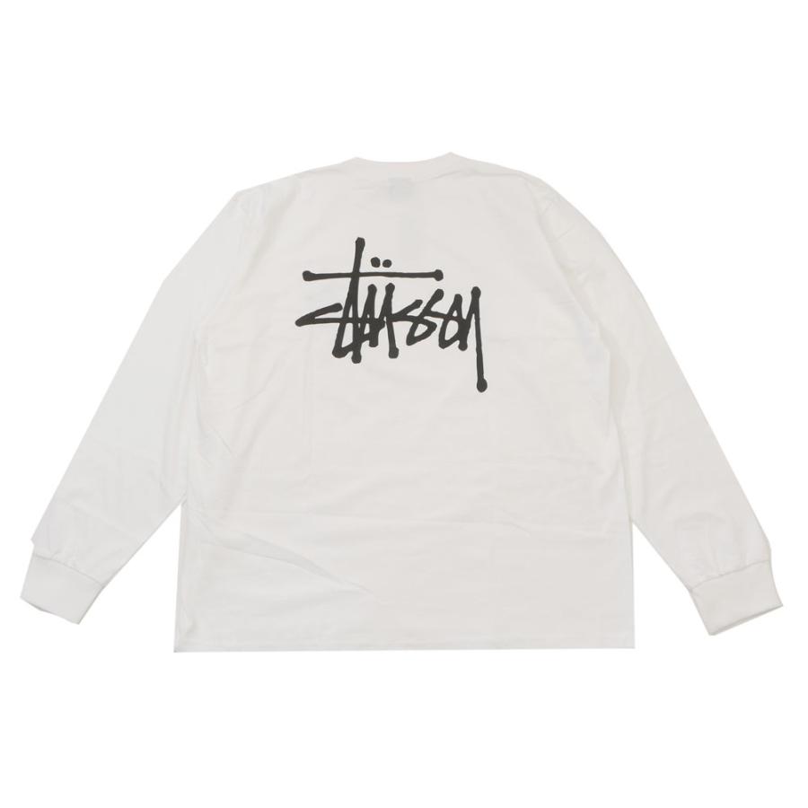 新品 ステューシー STUSSY BASIC STUSSY LS TEE 長袖Tシャツ WHITE ホワイト 白 202001292060 TOPS｜cliffedge｜02