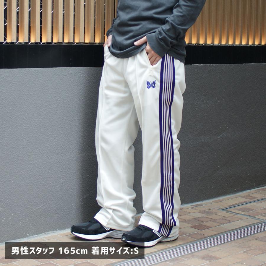 新品 ニードルズ NEEDLES Track Pant Poly Smooth トラック パンツ ICE WHITE ホワイト 白 249000749030 パンツ｜cliffedge｜02