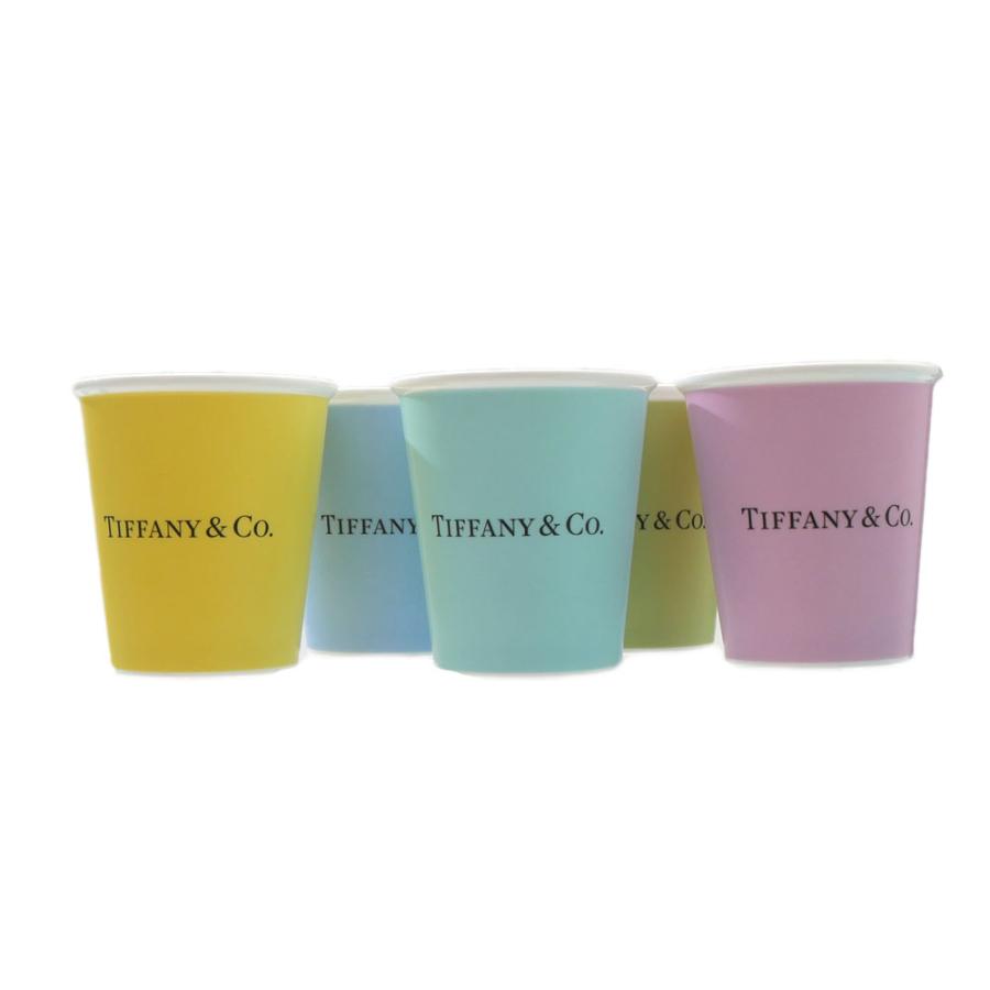 新品 ティファニー TIFFANY&CO. エブリデイ オブジェクト ティファニー コーヒー カップ ボーンチャイナ 5個セット MULTI 290005924019 グッズ｜cliffedge｜02