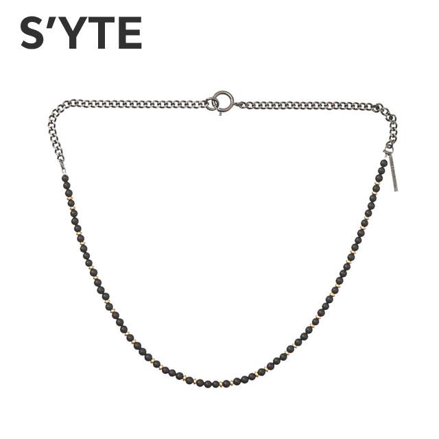 Yohji Yamamoto 新品 サイト S'YTE Frost Onyx Gold Brass Beads Yohji Yamamoto 新品 サイト S'YTE Frost Onyx Gold Brass Beads