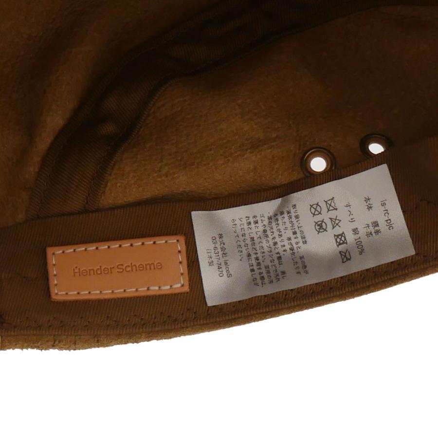 新品 エンダースキーマ Hender Scheme Pig Jet Cap ピッグスウェード ジェット キャップ KHAKI BROWN カーキ ブラウン 265001468039 ヘッドウェア｜cliffedge｜06