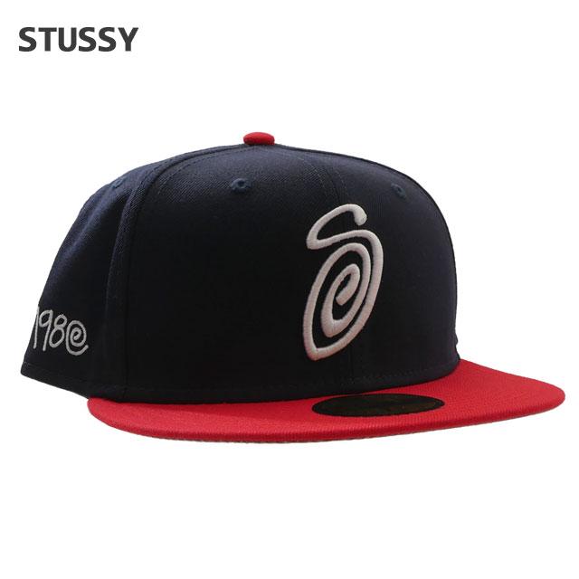 新品 ステューシー STUSSY CURLY S 59FIFTY NEW ERA CAP Sロゴ 