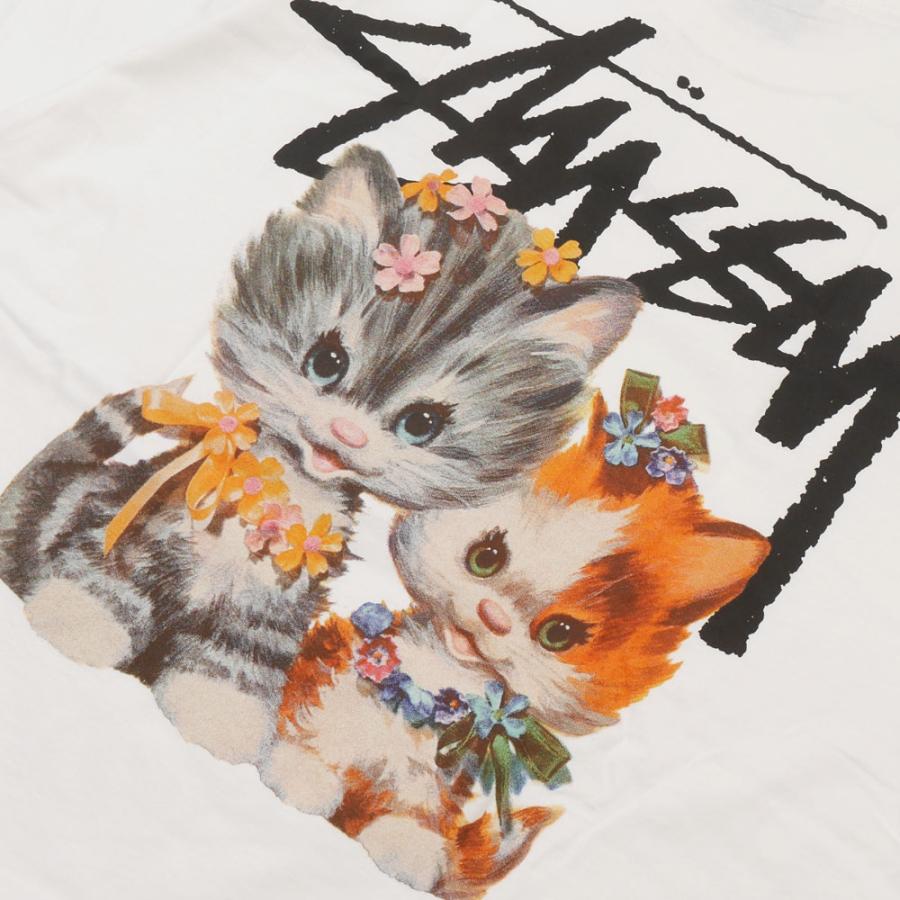 STUSSY 新品 ステューシー KITTENS TEE Tシャツ WHITE ホワイト